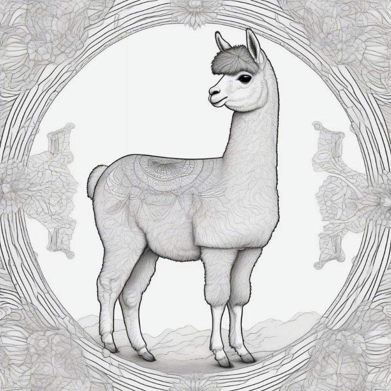 Alpacas Coloring Pages: A Perfect Blend of Fun and Relaxation