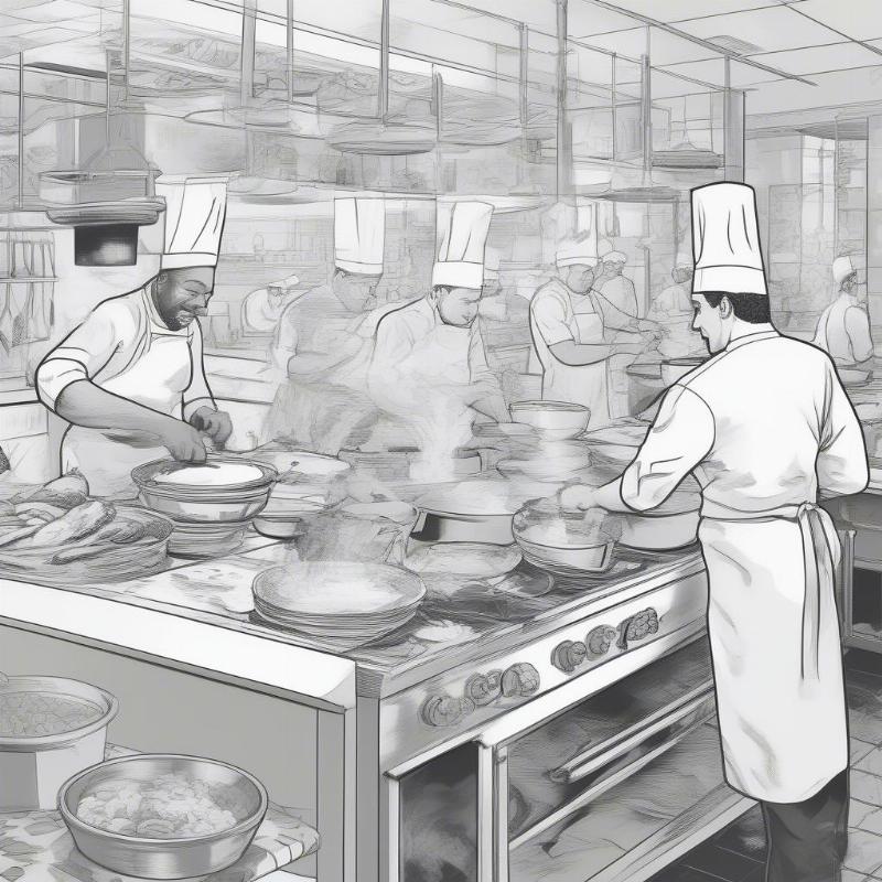 Chefs Coloring Pages: A Culinary Adventure in Color