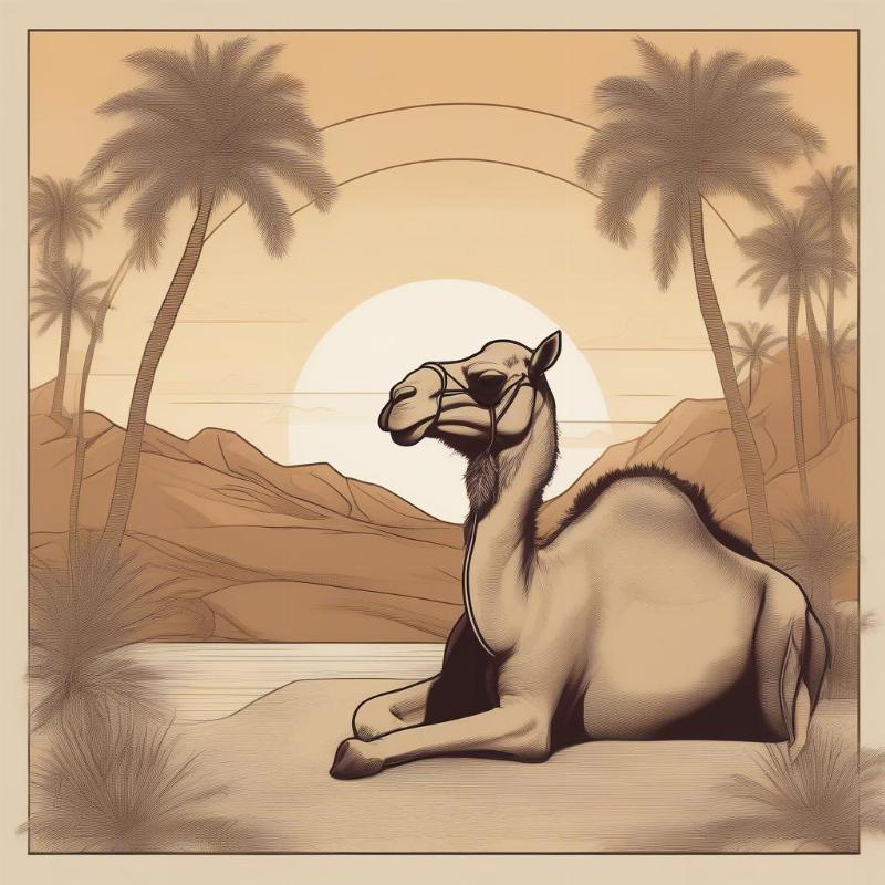 Explore the Charm of Camels with These Stunning Camels Coloring Pages