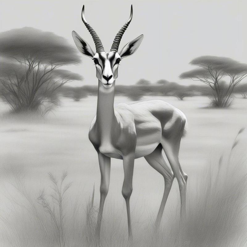 Gazelles Coloring Pages: A Creative Journey into the Wild