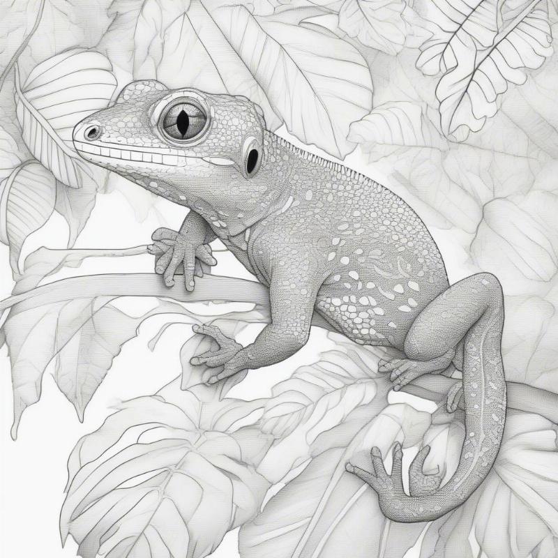 Gecko Coloring Pages: A Fun Way to Bring These Creatures to Life