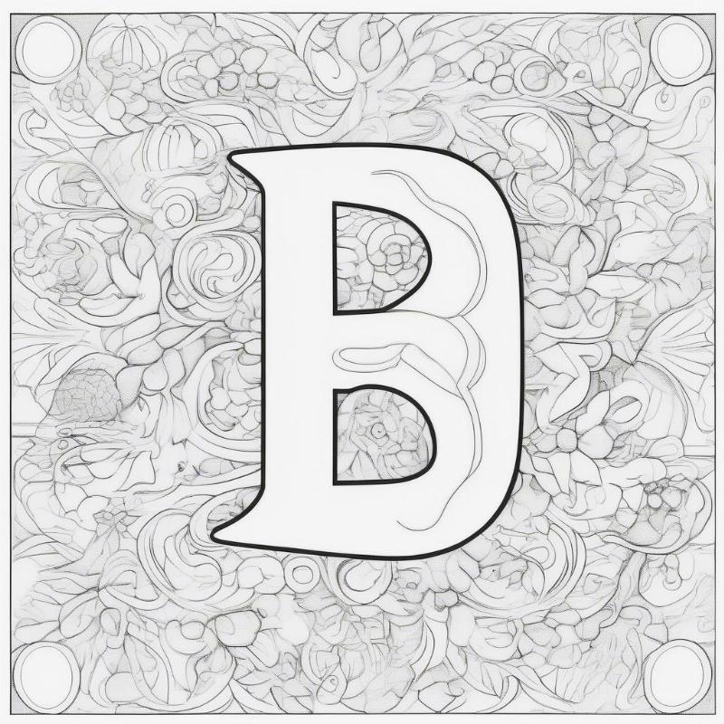 Letter B Coloring Pages: Fun and Creative Ways to Explore the Alphabet