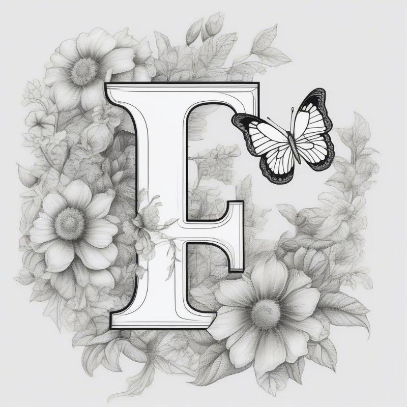 Letter F Coloring Pages: A Fun and Creative Way to Learn and Relax