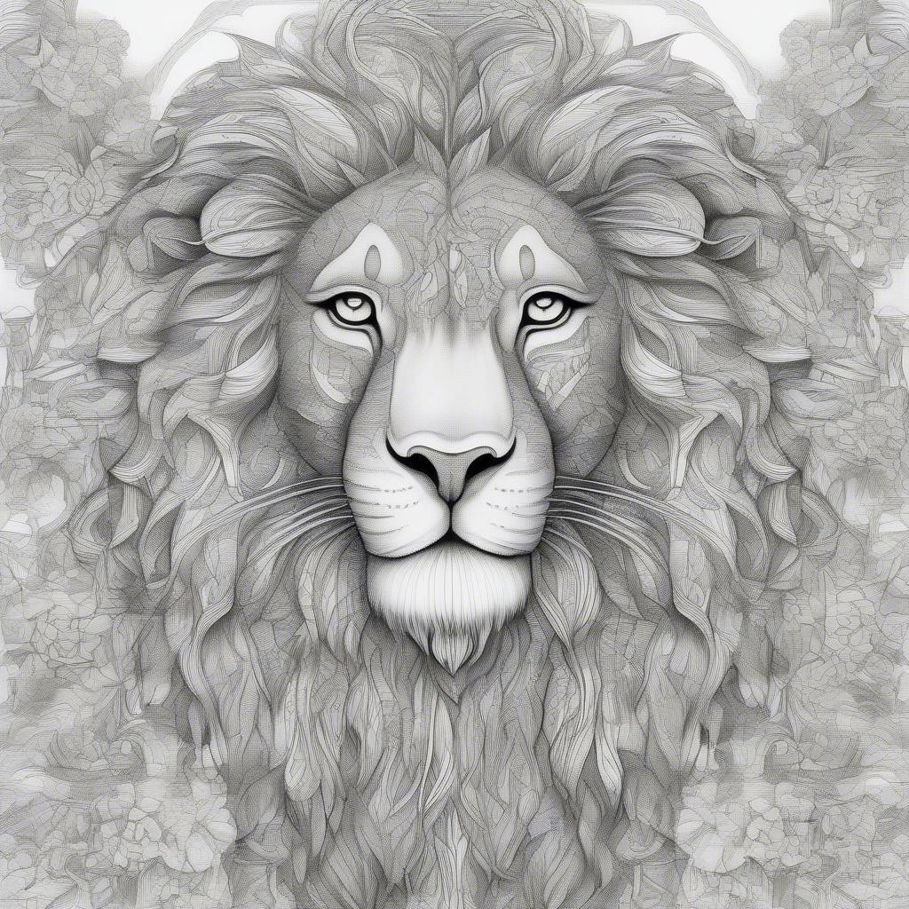 realistic-lion-coloring-pages-for-adults