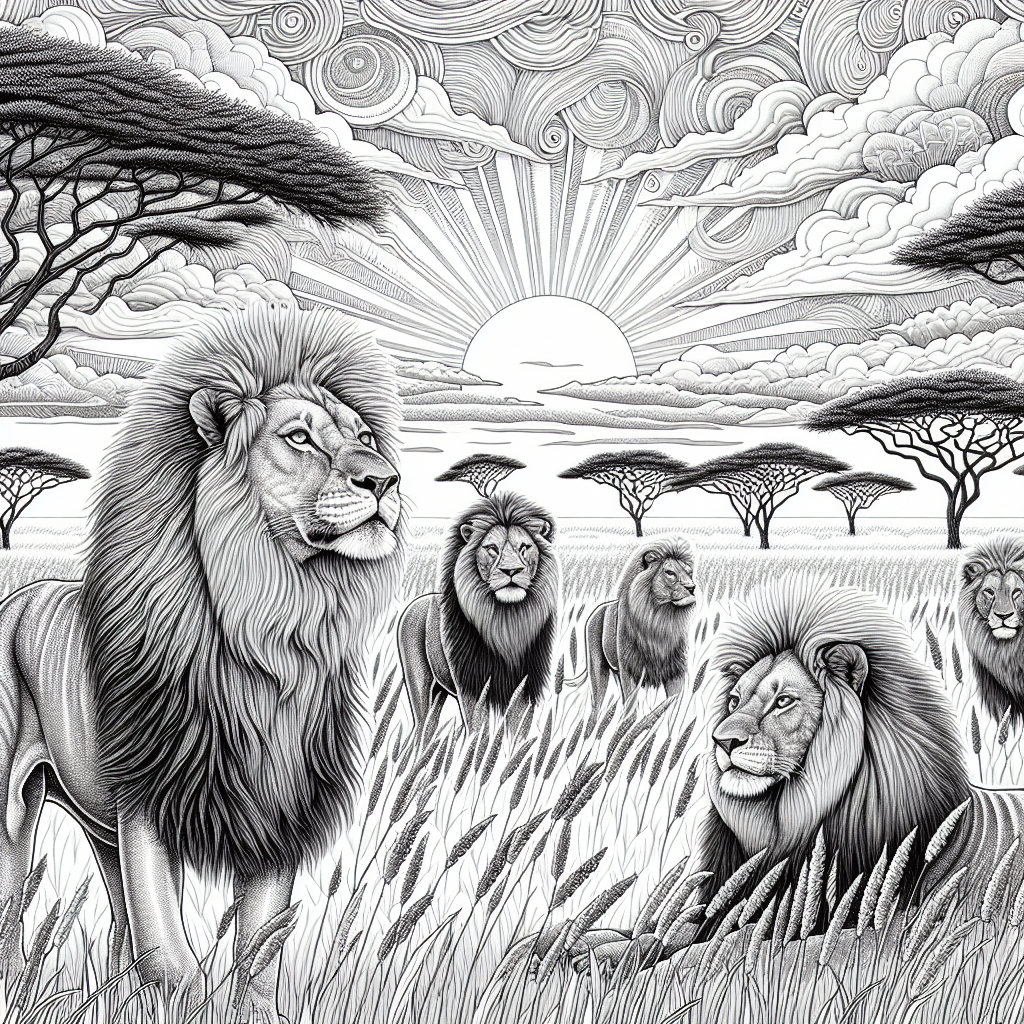 Unleash Your Inner Artist: Amazing Coloring Pages Lions