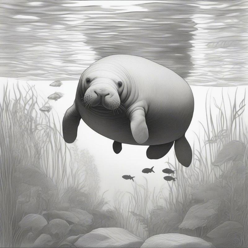 Discover the Joy of Manatees Coloring Pages for All Ages