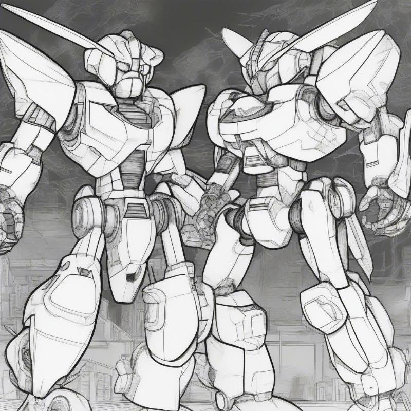 Medabots Coloring Pages: Unleash Your Inner Artist