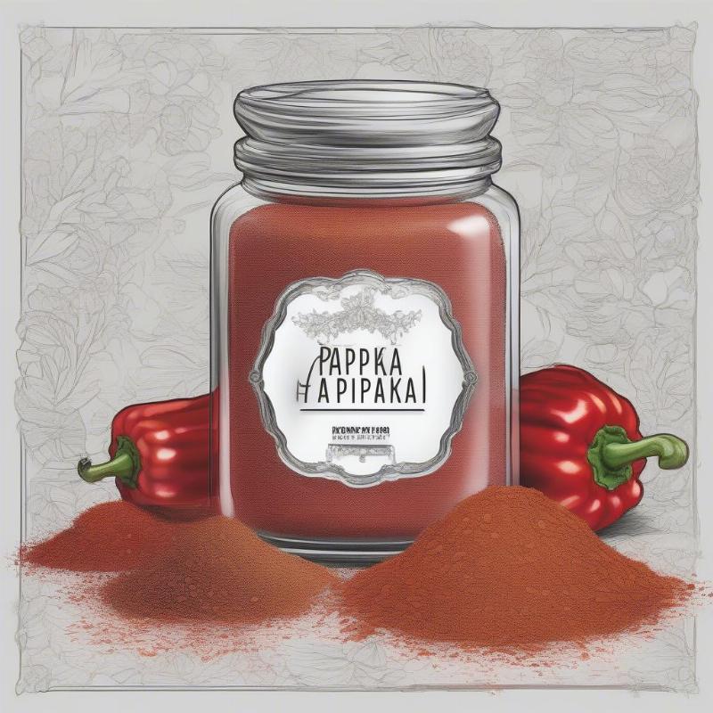 Paprika (Hungarian Spice) Coloring Pages: A Spicy Splash of Color