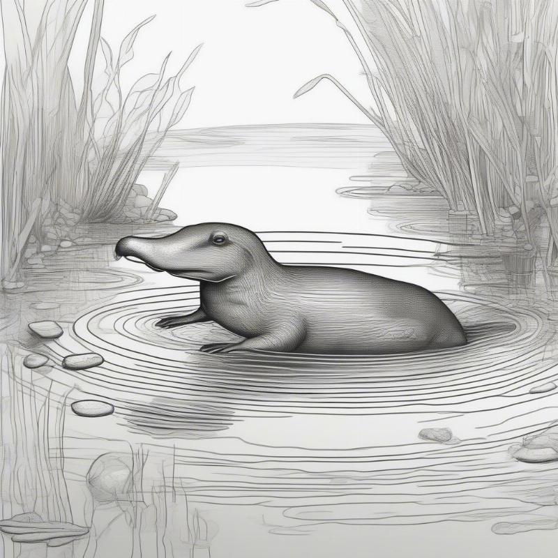 Explore the Joy of Platypus Coloring Pages: Creativity and Relaxation Combined