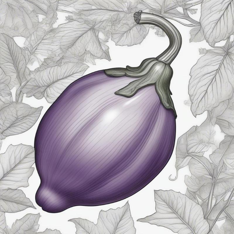 Eggplant Coloring Pages: A Bountiful Harvest of Creativity