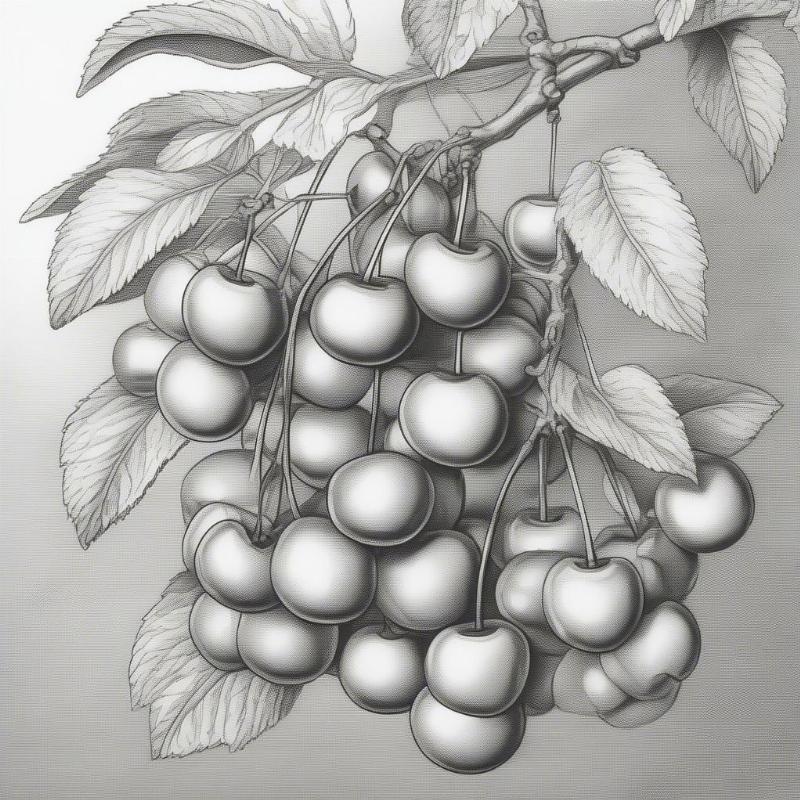 Delightful Cherries Coloring Pages: A Sweet Treat for Your Creativity