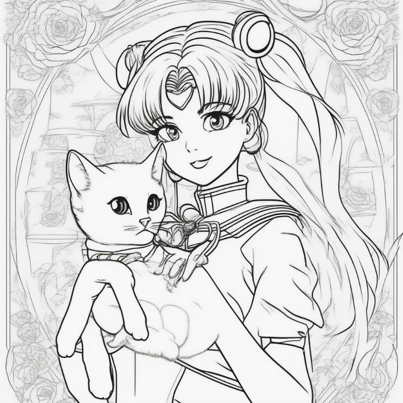 Dive into the Magical World of Sailor Moon Coloring Pages