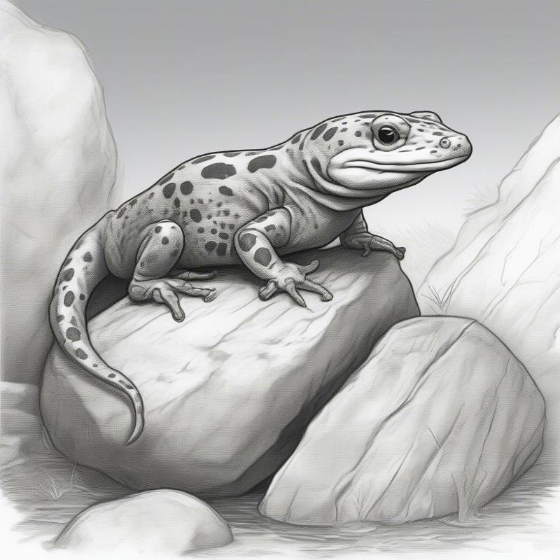 Salamander Coloring Pages: Unleash Your Imagination with These Amphibious Marvels