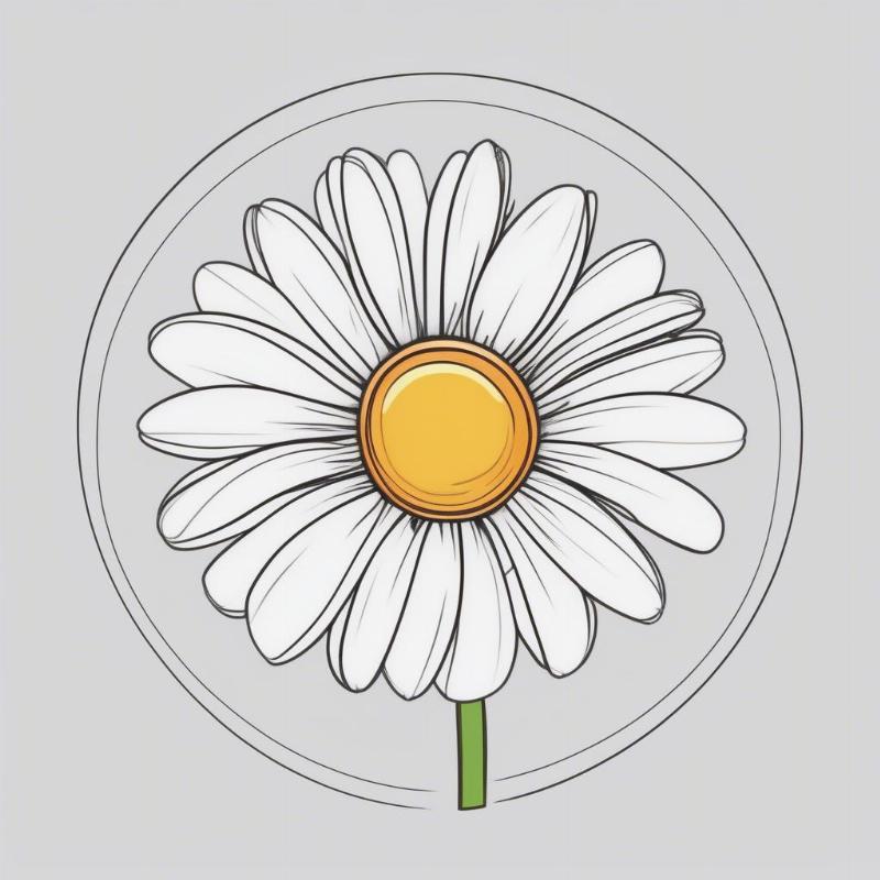 Delightful Daisies Coloring Pages: A Burst of Floral Fun