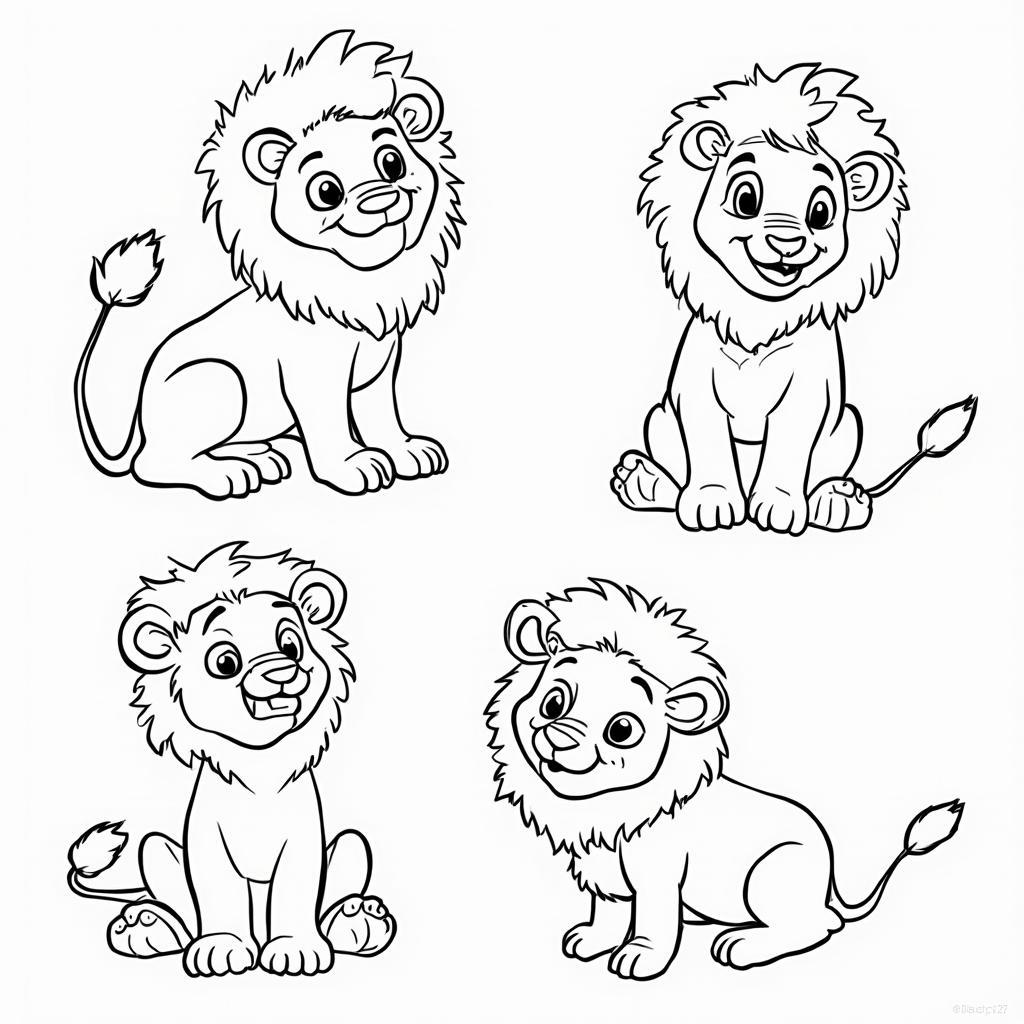 Unleash Your Creativity: Amazing Lions Coloring Pages