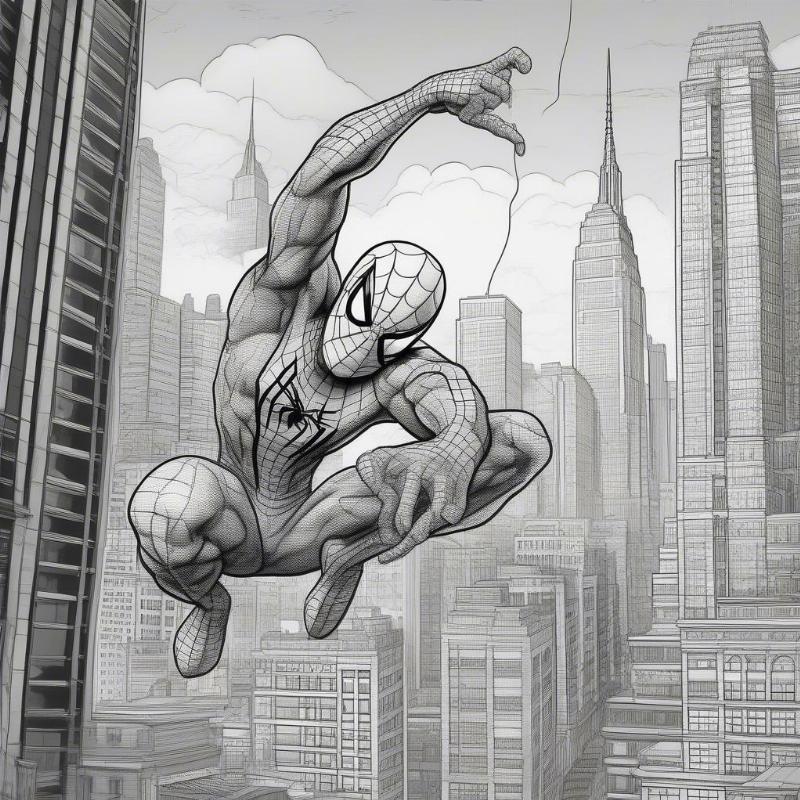 Unleash Your Inner Hero with Spiderman Coloring Pages