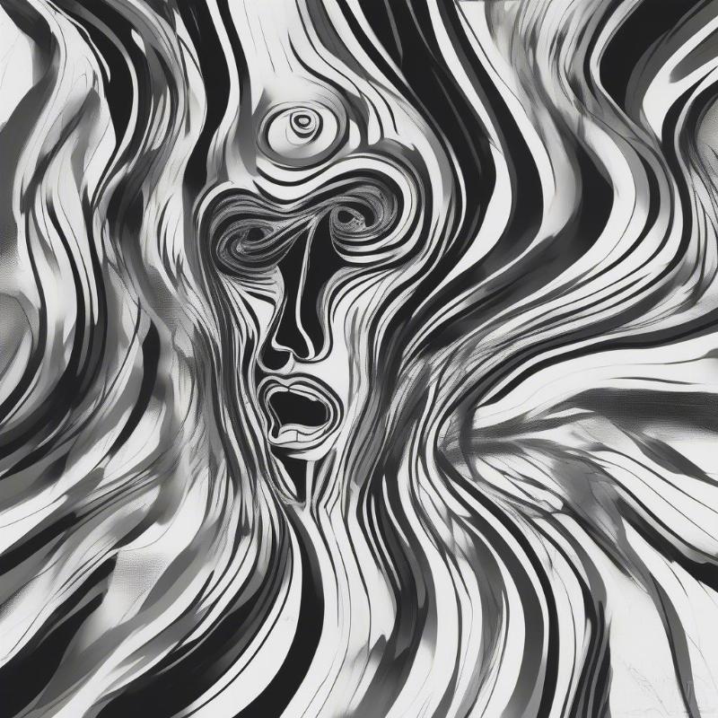 The Scream Coloring Page Abstract Interpretation