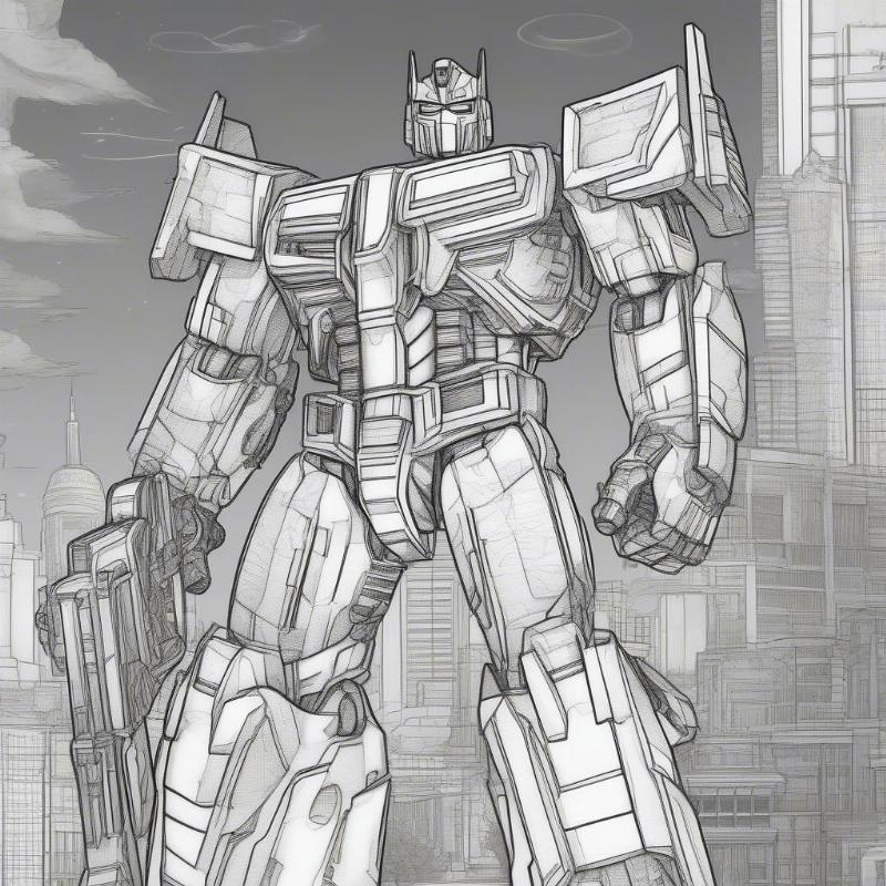 Unleash Your Inner Artist with Transformers Coloring Pages