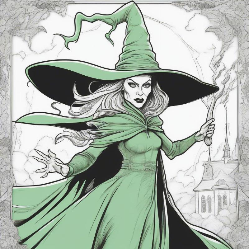 Wicked Witch of the West Coloring Page